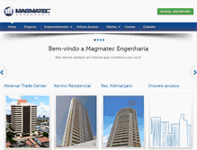 Tablet Screenshot of magmatecengenharia.com.br